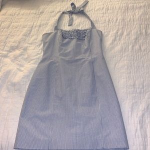 Lilly Pulitzer seersucker halter dress